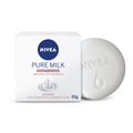 Sabonete Em Barra Nivea Pure Milk Sensitive Com 6 Unidades 90gr Cada  Especial