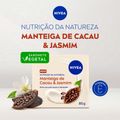 Sabonete Vegetal Em Barra Nivea Nutricao Da Natureza Manteiga De Cacau E  Jasmim 80g