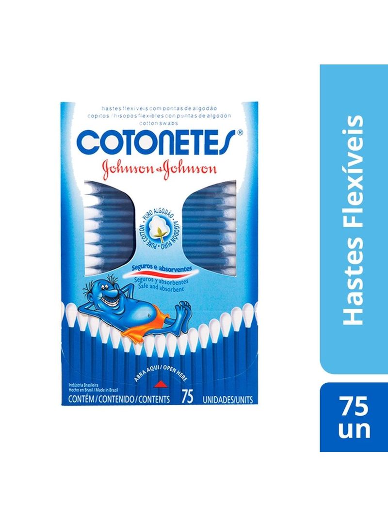 Cotonetes-Johnsons-Com-75-Unidades