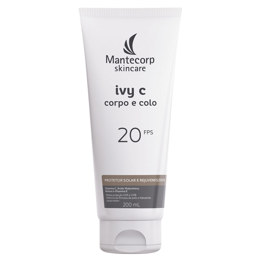 IVY C CORPO E COLO FPS 20 BG 200ML - Drogaria Catarinense
