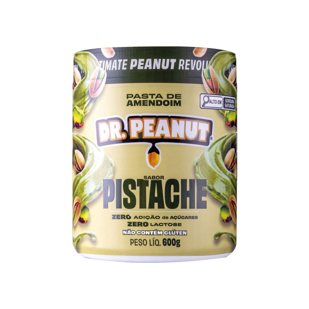 PASTA DE AMENDOIM DR.PEANUT 600GR PISTACHE - Drogaria Catarinense