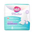 Mili Mulher Absorvente Duo Escapes Moderados Com Abas Com 8