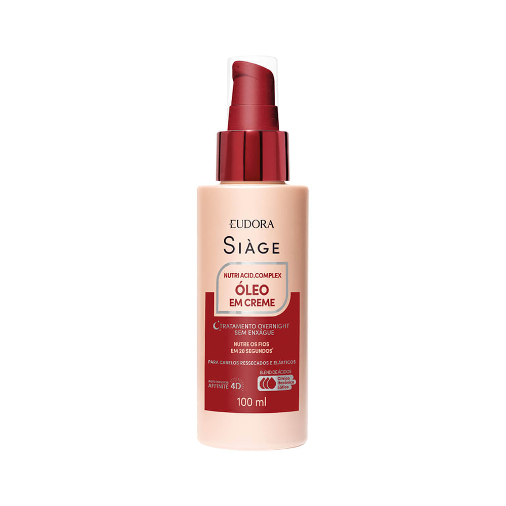 OLEO EM CREME TRATAMENTO OVERNIGHT EUDORA SIAGE NUTRI ACID.COMPLEX
