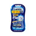 Aparelho Descartavel Para Barbear Extra Suave Bic Flex 3 Leve 4 Pague 3  Unidades