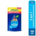 Shampoo E Condicionador Johnson Kids 2 Em 1 Refil 180ml Especial
