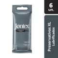 Preservativo Masculino Jontex Lubrificado Large Com 6 Unidades