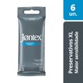Preservativo Masculino Jontex Sensitive Large Xl Com 6 Unidades