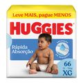 Fralda Huggies Xg Rapida Absorcao 66 Unidades