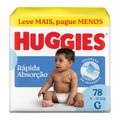 Fralda Huggies G Rapida Absorcao 78 Unidades