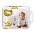 Fralda Mili Love E Care Com 78 Tam.m Giga
