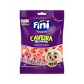 Balas Fini Gelatina Caveira Recheada Sabor Nata E Cereja 80gr