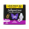 Absorvente Sempre Livre Conforto Noturno Suave Com Abas 32 Unidades