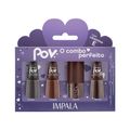 Kit Impala Pov Marcella 2 Esmaltes + 1 Top Coat + Gloss