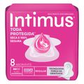 Absorvente Intimus Toda Protegida Com Abas Seca 8 Unidades