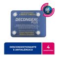 Decongex Plus Maleato De Bronfeniramina 12mg + Cloridrato Fenillefrina  15mg 4 Comprimidos