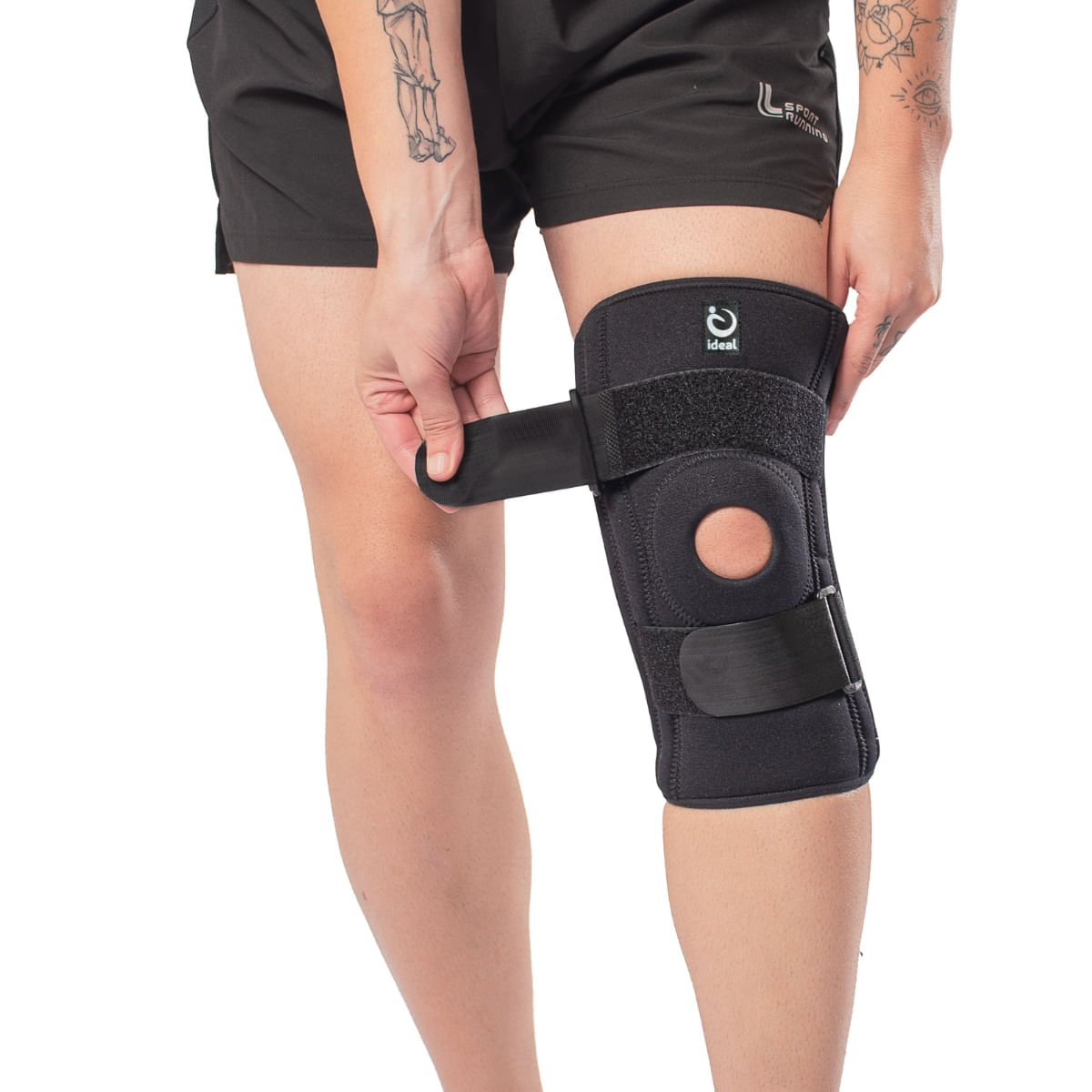 Encontraproduto.com.br - Joelheira com Suporte Lateral Neoprene | GG